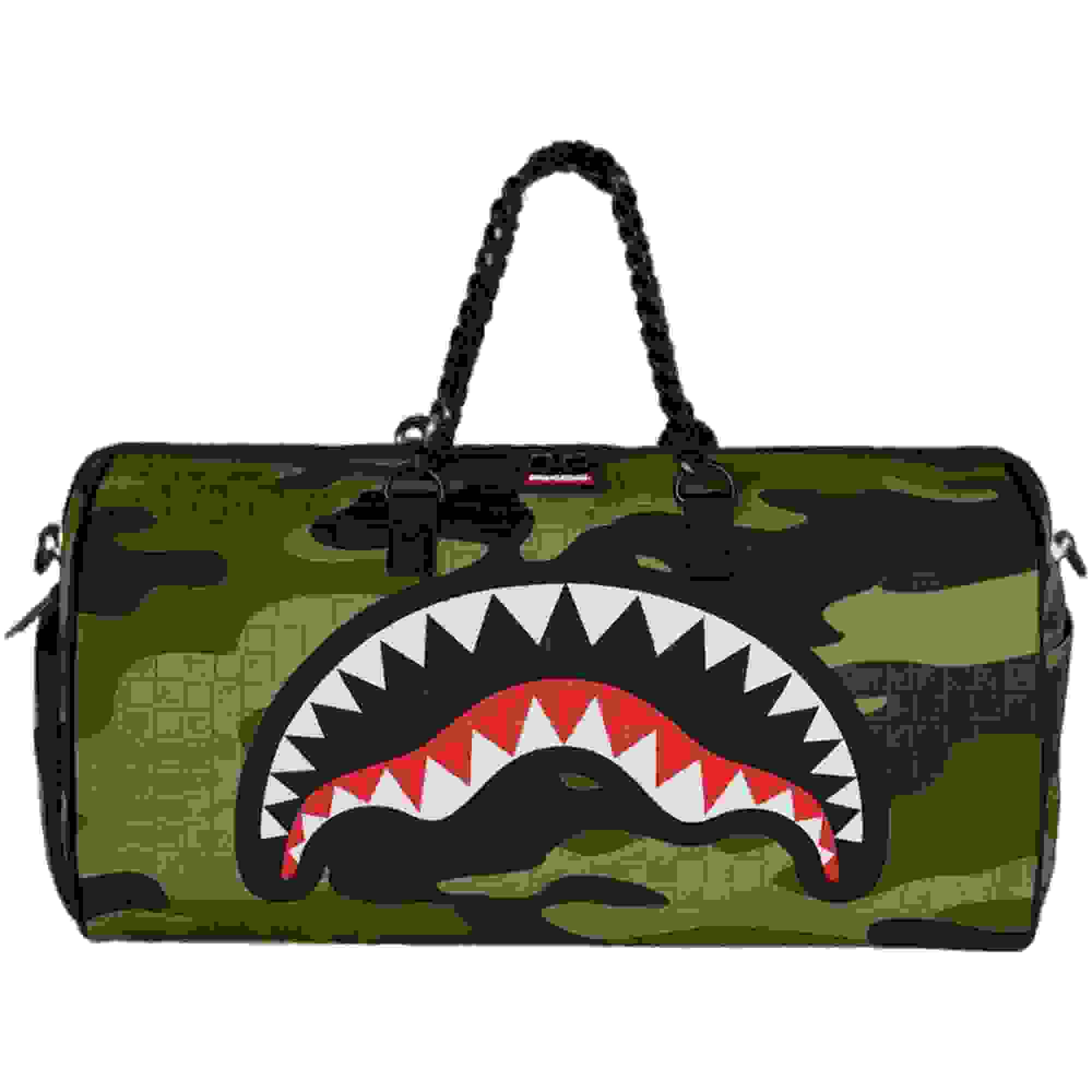 Sprayground Woodland Camouflage Duffle Bag